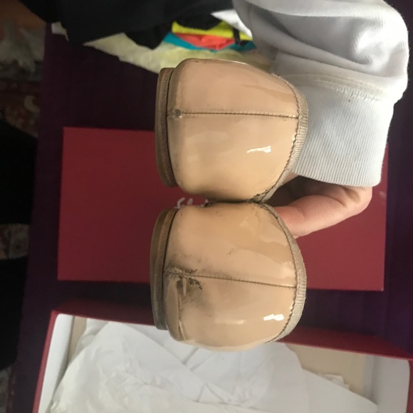 Used Ferragamo beige flat shoes - Picture 3 of 8